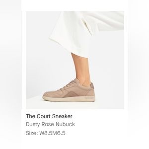 Everlane The Court Sneaker Dusty Rose Nubuck size 8.5